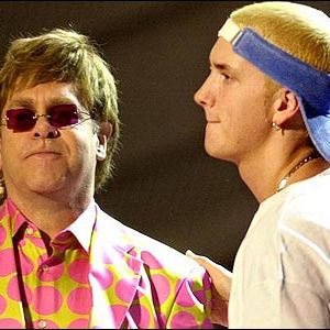 Eminem and Elton John Performing Stan at Grammys 2001 002