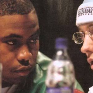 Eminem and Nas at the Detroit Hip-hop Summit 2003 003