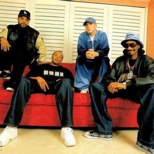 Eminem, Dr Dre, Snoop Doog, and Ice Cube