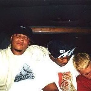 Eminem is sleeping inside of a car
