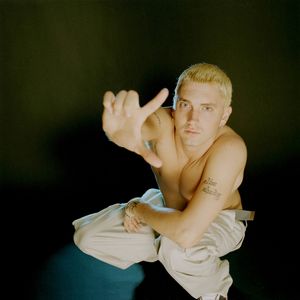 Eminem blue light photoshoot 07