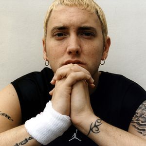 Eminem Looks Sad