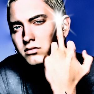 Eminem Photoshoot by Michael wilfling 02 Fuck You, Tribal Tattoo wrist