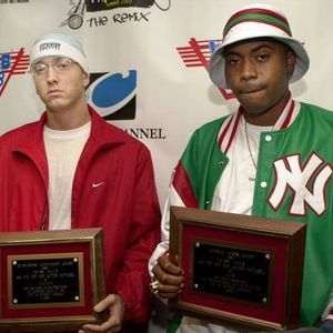 Eminem and Nas at the Detroit Hip-hop Summit 2003 004