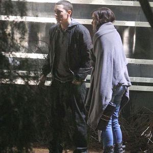 Eminem and Sasha Grey making the video for Space Bound in L.A 007