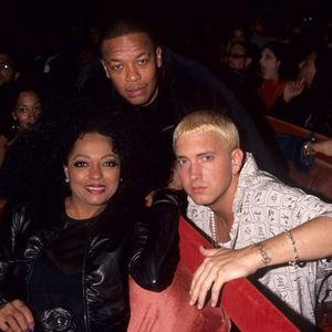Eminem, Diana Ross and Dr Dre a MTV Video Music Awards (New York 1999)