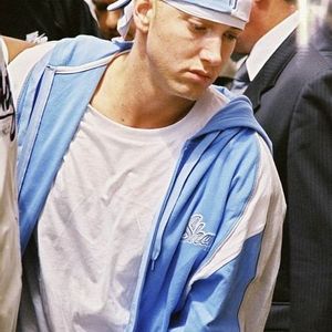 Eminem Wearing Shady LTD blue