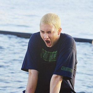 Eminem Yawns