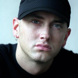 Eminem photoshoot by Gary Friedman 03 Nike Cap and D12 Sweater Close Up