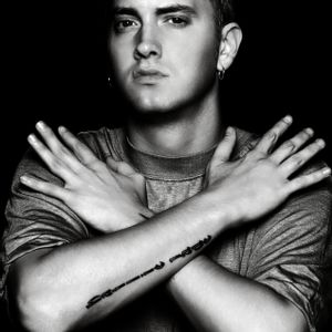 Eminem Photoshoot by Michael wilfling 01 Crossed Arms