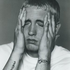 Eminem Photoshoot by Michael wilfling 05 Tired, Wrist Tattoo